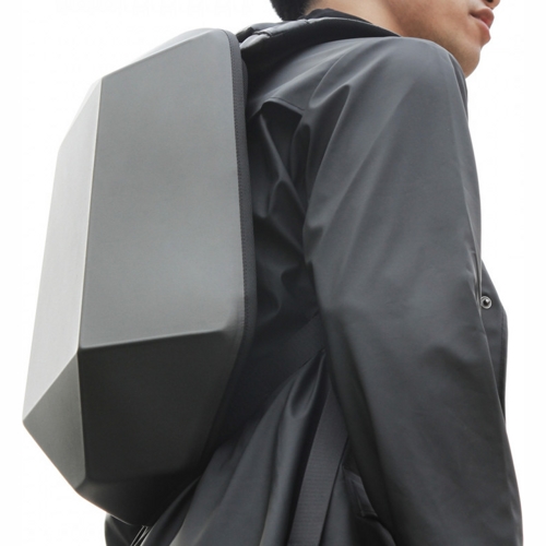 Рюкзак Xiaomi Tajezzo BEABORN Polyhedron Chest Bag PU (Черный) - фото5