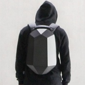 Рюкзак Xiaomi Tajezzo BEABORN Polyhedrone Backpack PVC (Серый) - фото