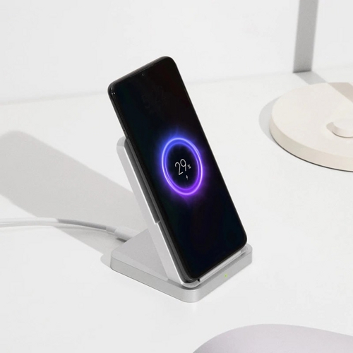 Беспроводное зарядное устройство Xiaomi Vertical Air-Сooled Wireless Charging 30W (Белый) Беспроводное зарядное устройство Xiaomi Vertical Air-Сooled Wireless Charging 30W (Белый)