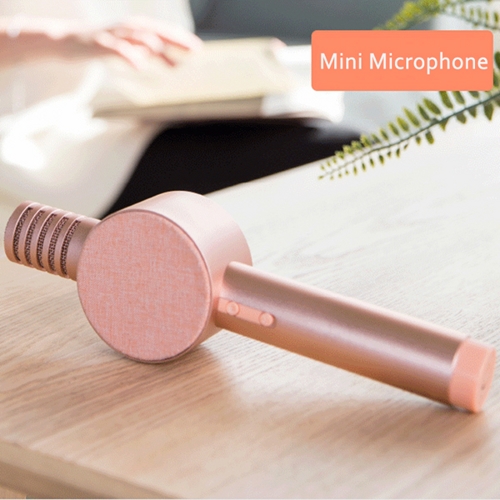 Караоке-микрофон X3 HoHo Sound MIC с колонкой (Розовый)