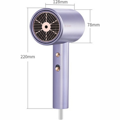 Фен для волос Zhibai Ion Hair Dryer HL512 (1800W) Пурпурный