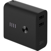 Аккумулятор внешний ZMI Dual-Mode Smart Charger 6700 mAh (APB01) Черный - фото