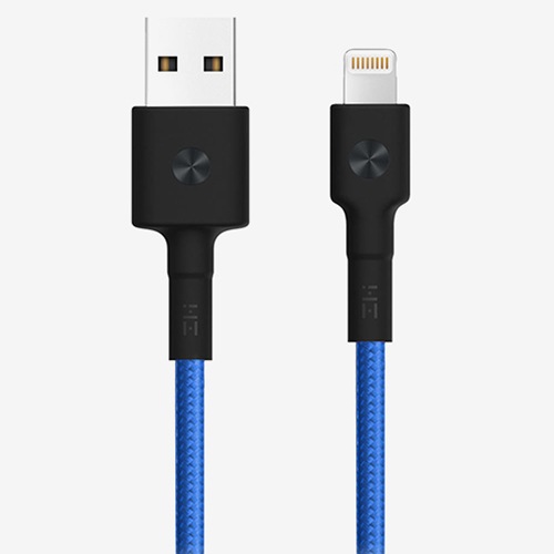 USB кабель ZMI MFi Lightning длина 1,0 метр (Синий)