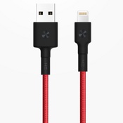 USB кабель ZMI MFi Lightning длина 1,0 метр (Красный) - фото