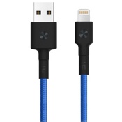 USB кабель ZMI MFi Lightning длина 30 см AL823 (Синий) - фото
