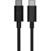 USB кабель Xiaomi ZMI Type-C + Type-C 60W для зарядки и синхронизации, длина 2,0 метра AL308 (Черный) - фото