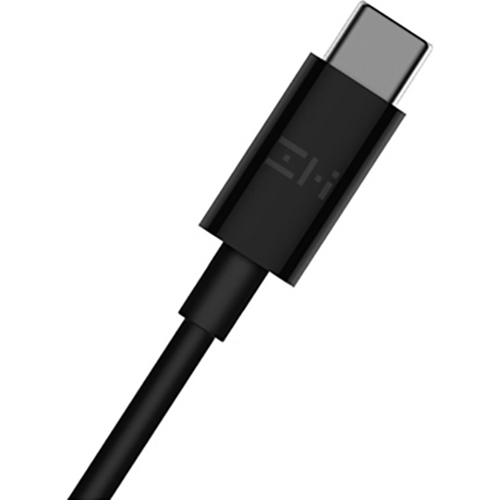 USB кабель ZMI Type-C + Type-C для зарядки и синхронизации, длина 50 см (AL306) Черный