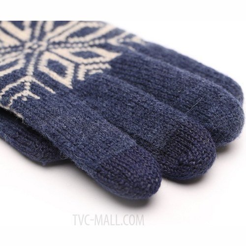 Перчатки для сенсорных экранов Wool Touch Gloves (Синий)