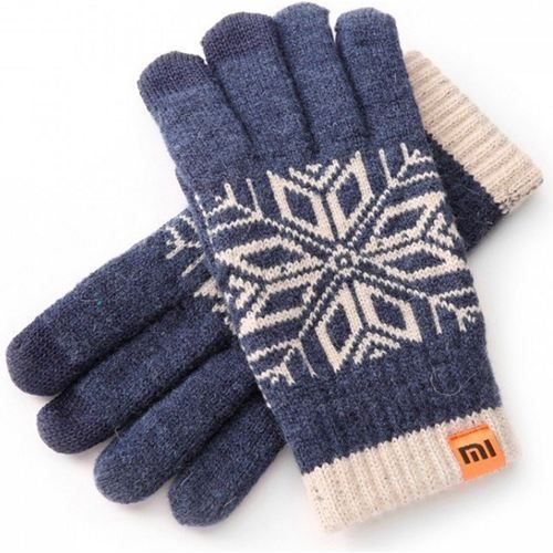 Перчатки для сенсорных экранов Wool Touch Gloves (Синий)