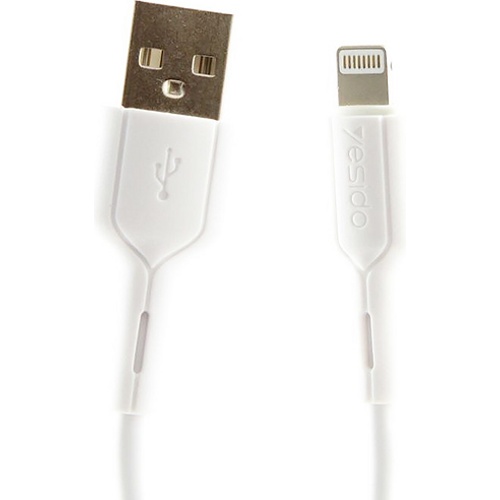 USB кабель Yesido CA-42 Lightning  длина 1,0 метр (Белый)