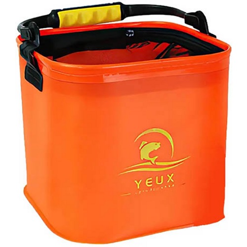 Рыболовное ведро Yeux Outdoor Foldable Fishing Bucket 8 л (Оранжевый)