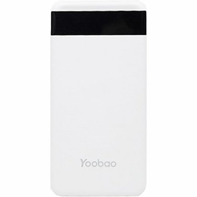 Аккумулятор внешний Yoobao Power Bank S20-1 2 USB выхода 5V 2A White (20000 mAh) 