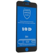 Защитное стекло 10D на экран для iPhone SE 2020 HD Glass 100% клеющая основа черное - фото