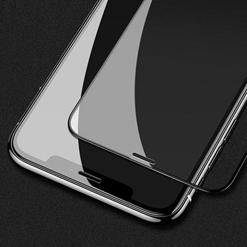 Защитное стекло 5D для iPhone X и Xs Bilvis полноэкранное черное 100% клеющая основа