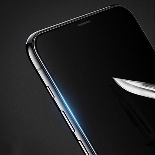 Защитное стекло 5D для iPhone X и Xs Bilvis полноэкранное черное 100% клеющая основа