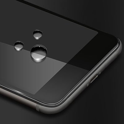Защитное стекло 9D на экран для Huawei P8 Lite 2017 HD Glass 100% клеющая основа черное