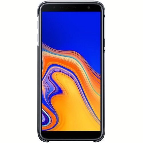Чехол для Samsung Galaxy J4+ (2018) накладка (бампер) Gradation Cover (Черный)
