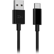 USB кабель Xiaomi ZMI Type-C для зарядки и синхронизации, 5A, 1,0 метр (AL705) Черный - фото